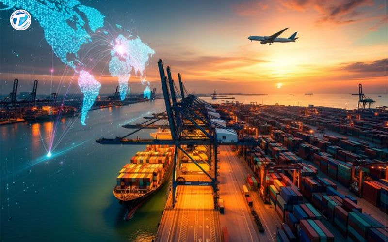 Việc làm Logistics đóng vai trò kết nối giữa sản xuất phân phối và tiêu dùng